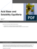 Chapter 16 Acid-Base and Solubility Equilibria