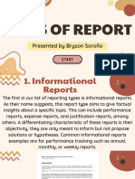 Types of Report