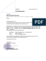 Surat Permohonan TDK Pemadaman Lampu PLN