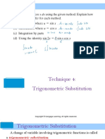 LarCalc9 Ch08 Sec4 Trigonometric Substitution and Partial Fraction With Solution