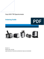 Cary 630 Spectrometer Ordering Guide Jan 2020