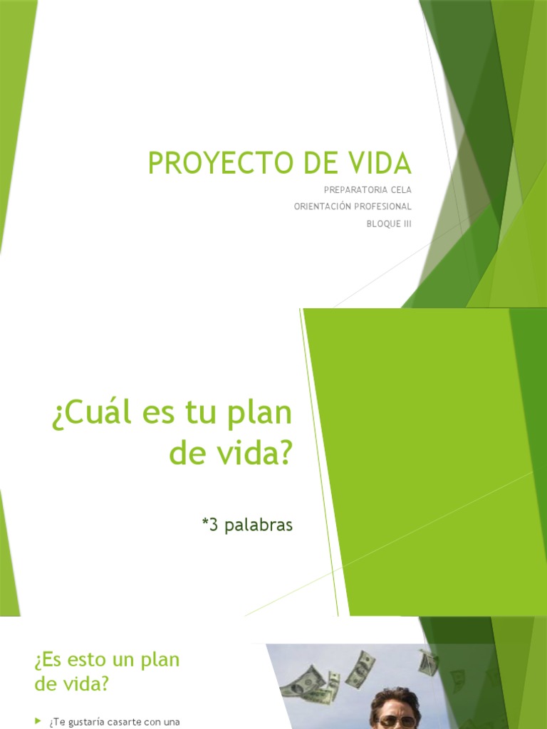 Proyecto de Vida: Guía para Estudiantes | PDF | Relaciones personales ...