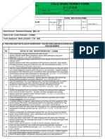 KPS-HSES-FR-SF-051 Form Cold Work Permit (ID-CHN) - 冷工许可表