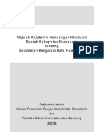 Naskah Akademik Rancangan Peraturan Daerah Kabupaten Purwakarta Tentang Ketahanan Pangan Di Kab. Purwakarta