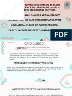 CASO CLINICA. Odontopediatria