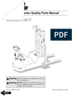 Master Quality Parts Manual: Electric Counter Balanced Stacker Truck