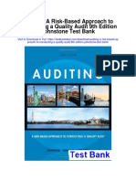 Auditing A Risk Based Approach To Conducting A Quality Audit 9th Edition Johnstone Test Bank