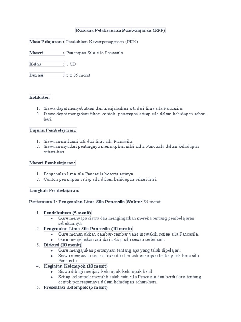 RPP New | PDF