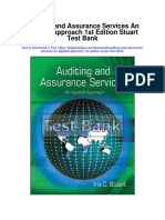 Auditing and Assurance Services An Applied Approach 1st Edition Stuart Test Bank
