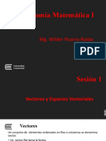 Sesión 1 Vectores y Espacios Vectoriales