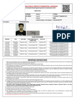 Ukpsc Ae 2023 Admit Card