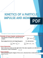 Kinetics of A Particle Impulse and Momentum