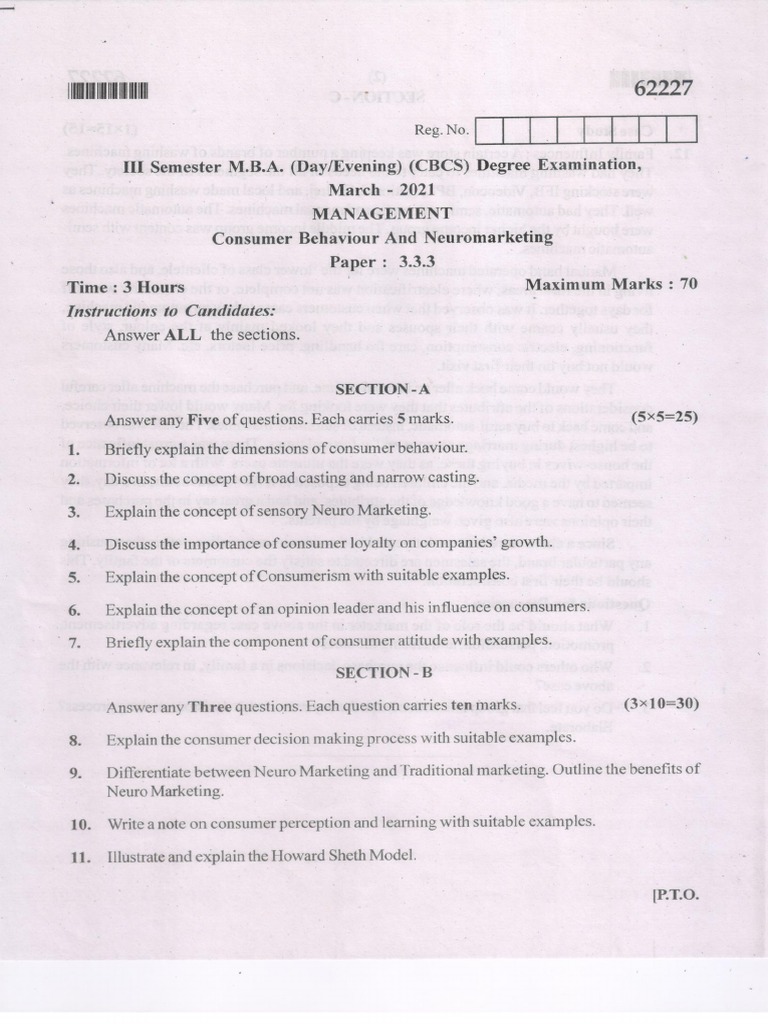 Consumer Behaviour And Neuromarketing Pdf