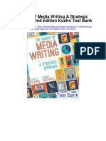 Basics of Media Writing A Strategic Approach 2nd Edition Kuehn Test Bank