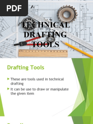 Tle 9 Technical Drafting Drafting Tools