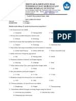 Soal Bmr Sem Ganjil Kelas 2