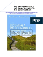 Becoming A Master Manager A Competing Values Approach 6th Edition Quinn Test Bank