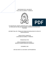 Utilización Del Diazafluorenona (Dfo) Como Alternativa para El Revelado de Huellas Dactilares Latentes en Superficies Porosas