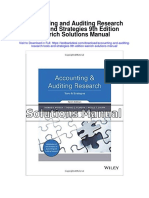 Accounting and Auditing Research Tools and Strategies 9th Edition Weirich Solutions Manual