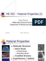 ME 303 - 02 Material Properties I - Özerinç