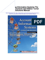 Accounting Information Systems The Processes Controls 2nd Edition Turner Solutions Manual