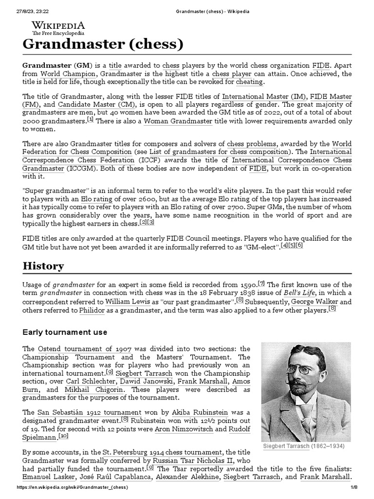 History of chess - Wikipedia