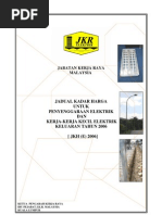 Jadual JKR Kadar-Harga Kontrak Elektrik