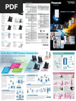 Broucher of Latest Panasonic IP PBX System Model KX - HTS 824