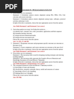 Assessment 01 - MCQ On Lessons L1-L2-L3-L4