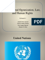 International Ogranization, Law, and Human Rights
