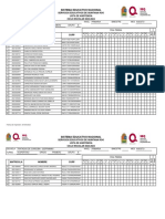 Sistema Educativo Nacional: Servicios Educativos de Quintana Roo Lista de Asistencia CICLO ESCOLAR 2023-2024