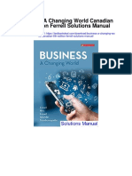 Business A Changing World Canadian 6th Edition Ferrell Solutions Manual