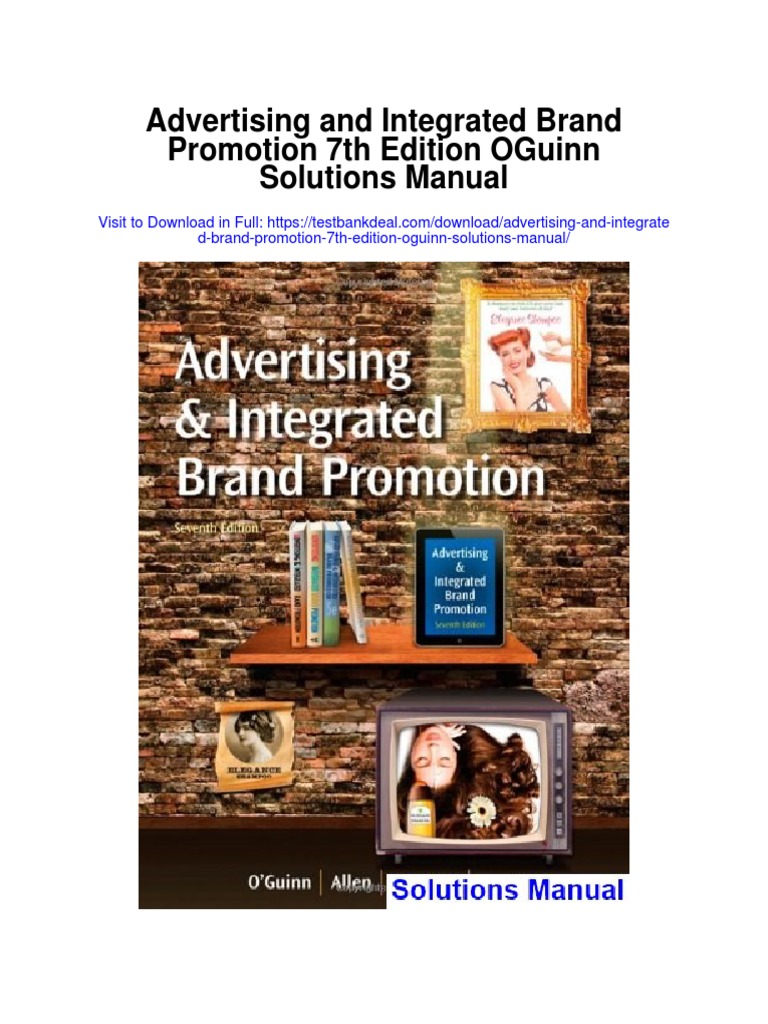 Advertising And Integrated Brand Promotion 7Th Edition – VHXKH
