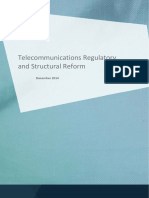 Telecommunications Regulatory and Structural Reform Paper - 11 December ...