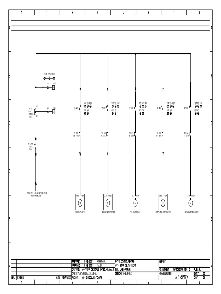 ASD Electrical Control Diagram | PDF | Electricity | Power (Physics)