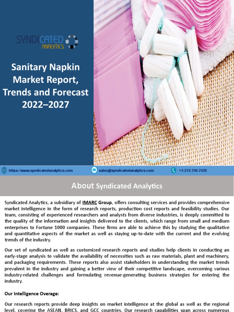 Sanitary Napkin Market Re.9709614.Powerpoint Download Free PDF