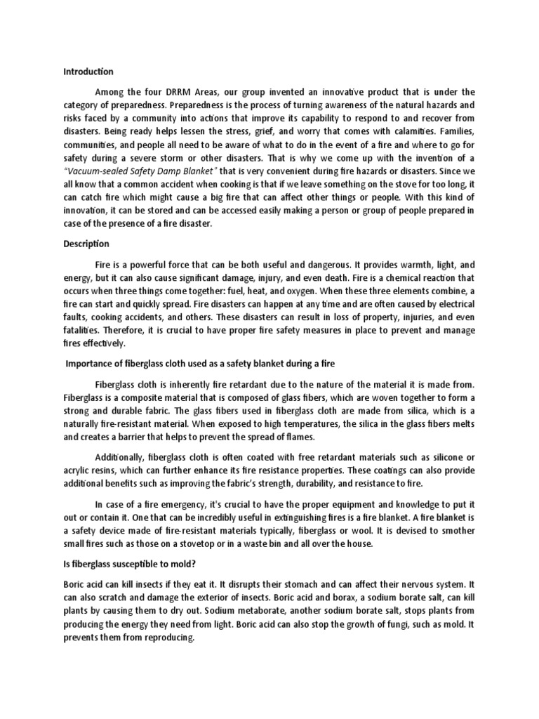 VacuumSealed Safety Dump Blanket PDF