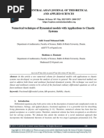 Numerical Technique of Dynamical Models With Applications To Chaotic Systems