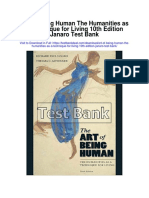 Art of Being Human The Humanities As A Technique For Living 10th Edition Janaro Test Bank