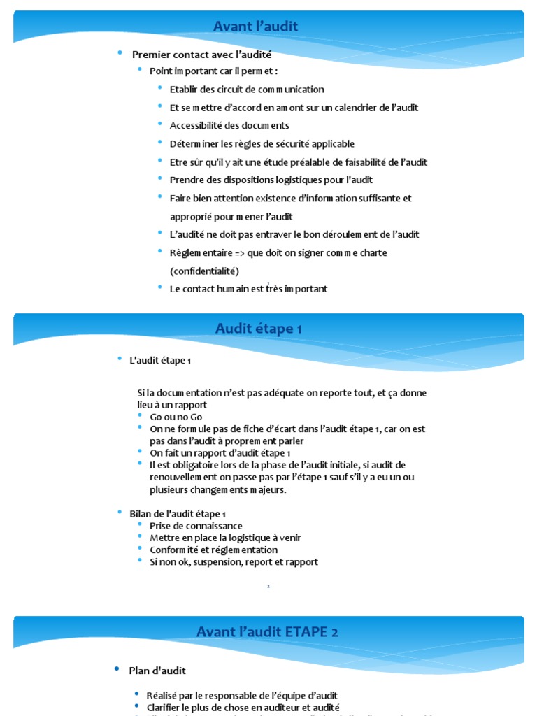 Guide complet sur le processus d'audit | PDF | Audit | la communication