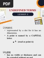 Grade 7 Undefined Terms