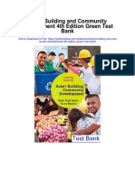 Asset Building and Community Development 4th Edition Green Test Bank