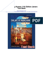 Art of Being Human 11th Edition Janaro Test Bank