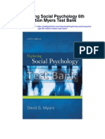 Exploring Social Psychology 6th Edition Myers Test Bank