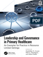 Livro - Leadership and Governance in Primary Healthcare