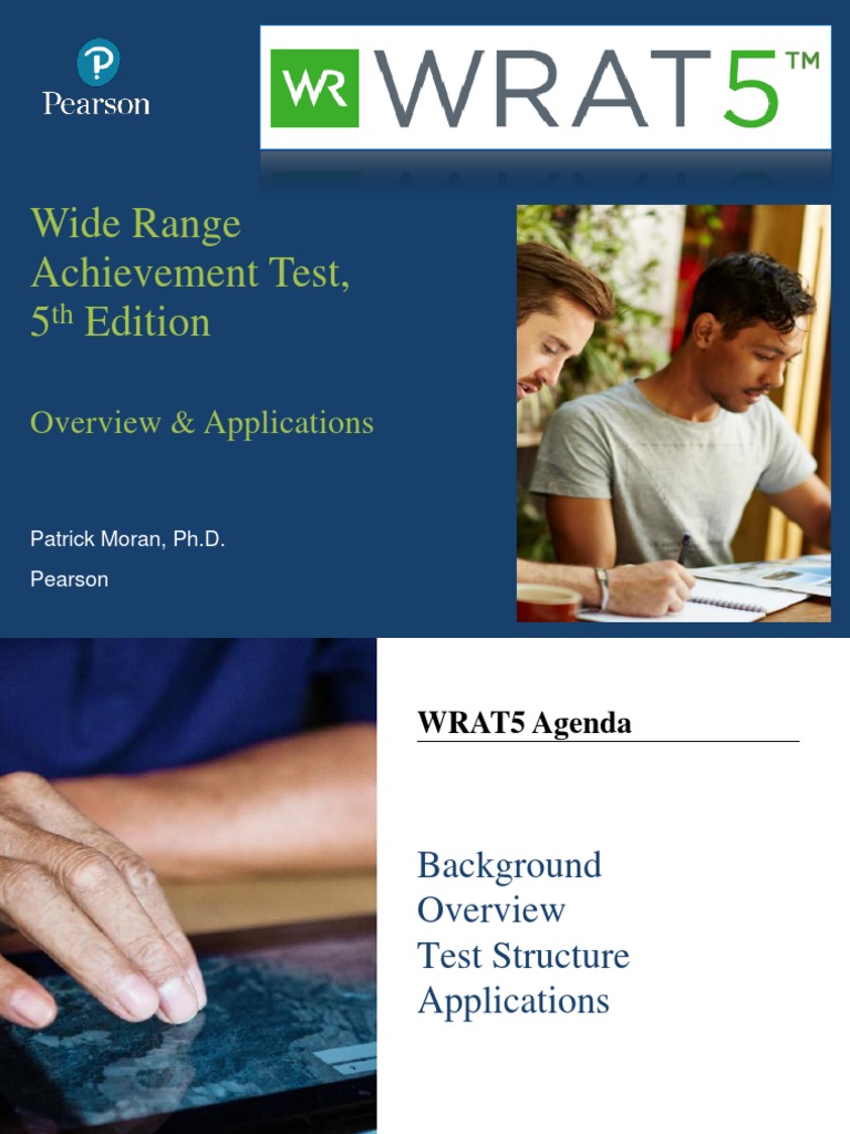 WRAT5 Overview and Applications Guide | PDF | Validity (Statistics ...