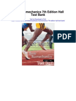 Basic Biomechanics 7th Edition Hall Test Bank