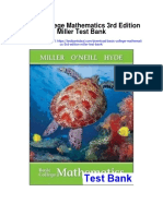 Basic College Mathematics 3rd Edition Miller Test Bank
