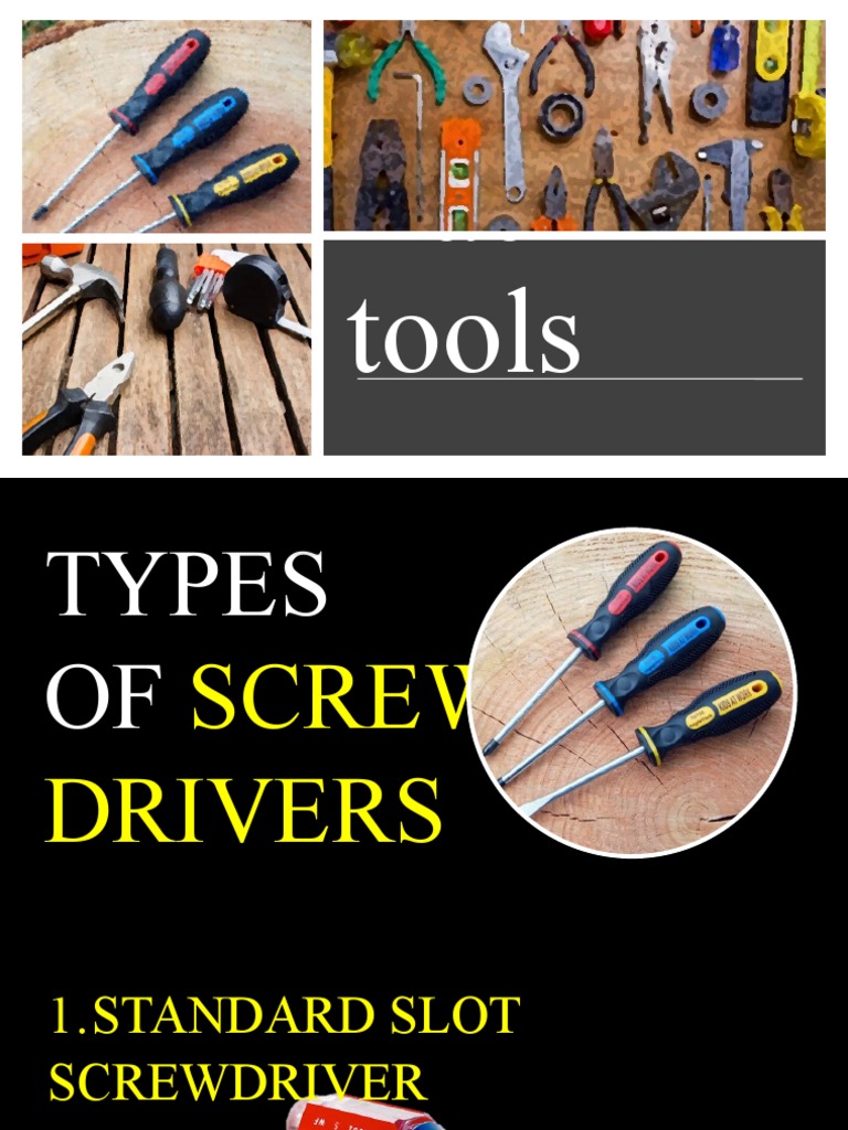 Lesson 1 Different Types of Tools | PDF