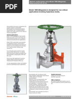 Descote Model 2100B Globe Valve Overview | PDF | Valve | Leak